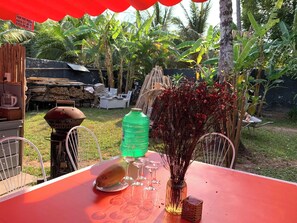 Opções para refeição ao ar livre