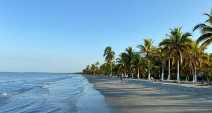 Manglares beach house, Playas del Francés, Tolú. In the Gulf of Morrosquillo.
