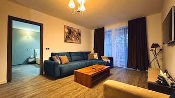 Télévision, table de tennis de table, livres