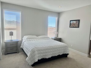 3 bedrooms, iron/ironing board, travel cot, WiFi