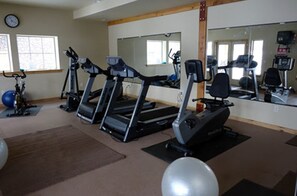Fitness facility - Charming 3-bedroom condo in pleasant Eden with AC, fitness room, WiFi (Eden)