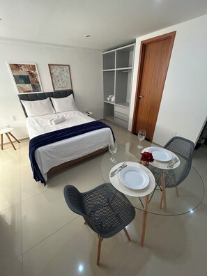 Appartement | 1 chambre, espace de travail pour ordinateur portable