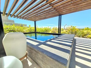 Pool - Beachfront Apartment (Corral del Risco Punta de Mita)