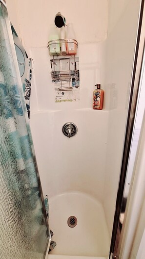 シャワー、ヘアドライヤー、タオル、石鹸