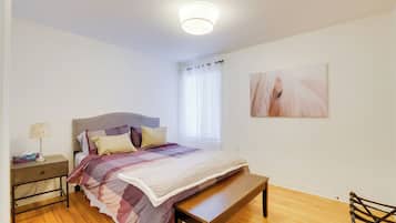 2 chambres, fer et planche Ă repasser, Wi-Fi, draps fournis