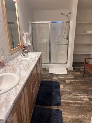 Towels, soap, toilet paper
