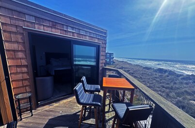 Condo in the amazing Pajaro Dunes looking out the ocean from balcony.