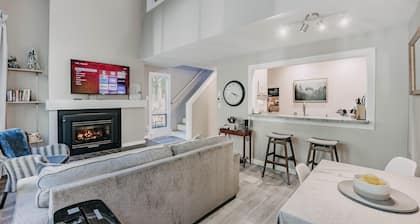 Snowater Condo 45sw With a Media Room