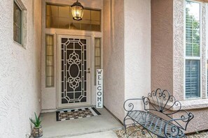 Exterior detail - NEW Luxe Desert Escape w/ Game Room & Resort Backyard! (Mesa)