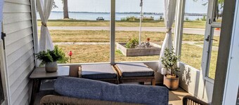 Waterfront home on the Sandusky Bay.  Nice fishing spot close to Cedar Point.