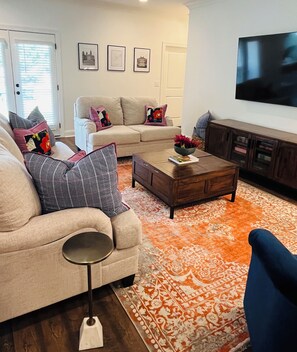 Smart TV, table football, ping pong