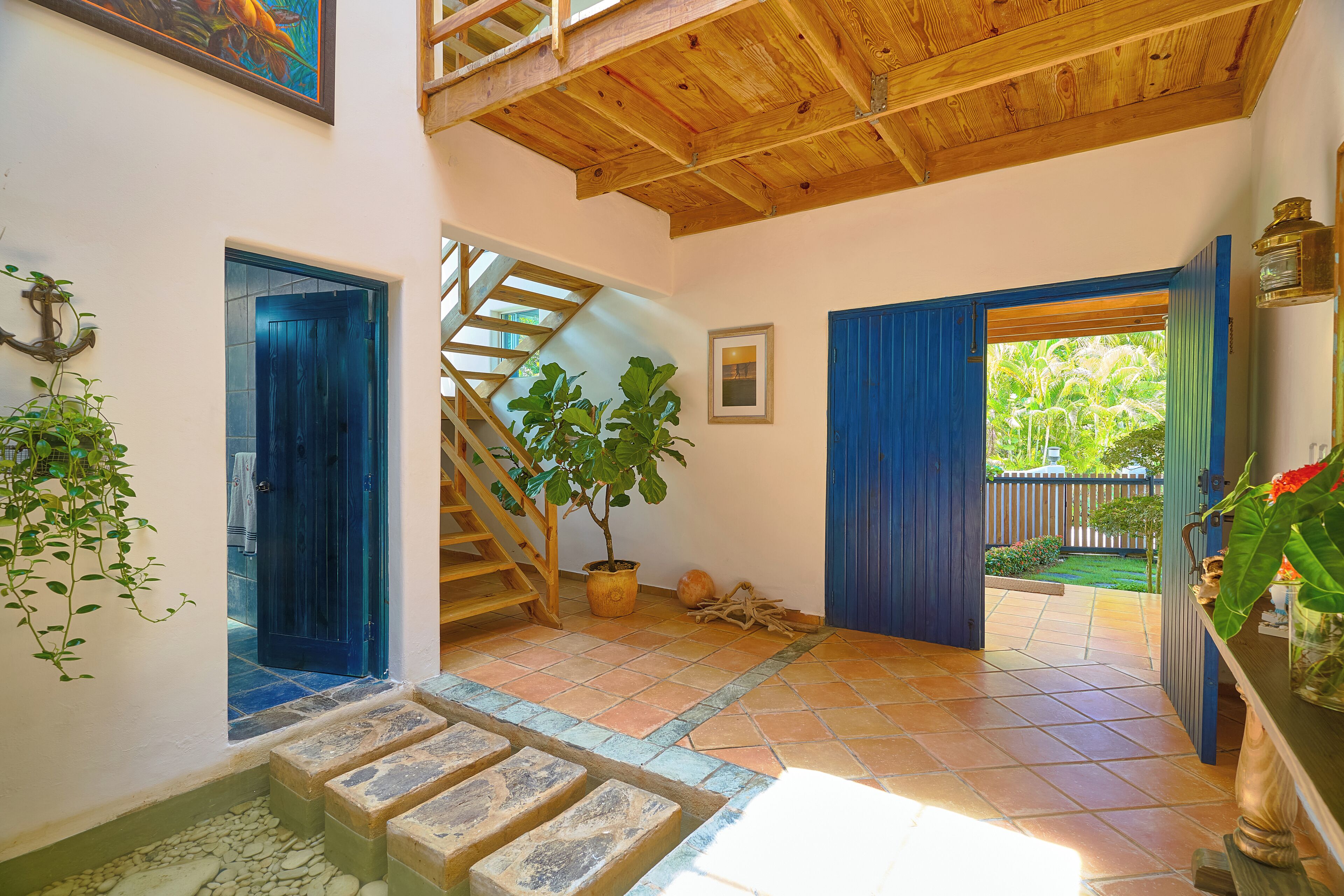 經典別墅, 4 間臥室, 私人泳池, 海灘景觀 | 起居區