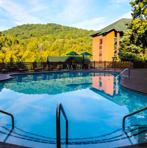 Indoor pool, outdoor pool