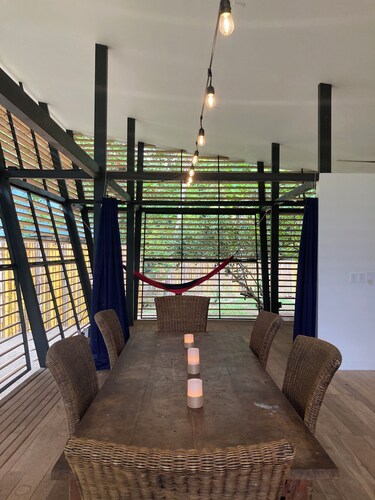 Award winning No Footprint House at Matapalo Beach with small pool