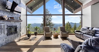 Mountain retreat near Trout Creek MT with hot tub, fire pit and Mountain views