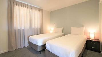 2 bedrooms, free WiFi, bed sheets, wheelchair access