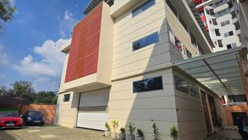 Front of property – evening/night