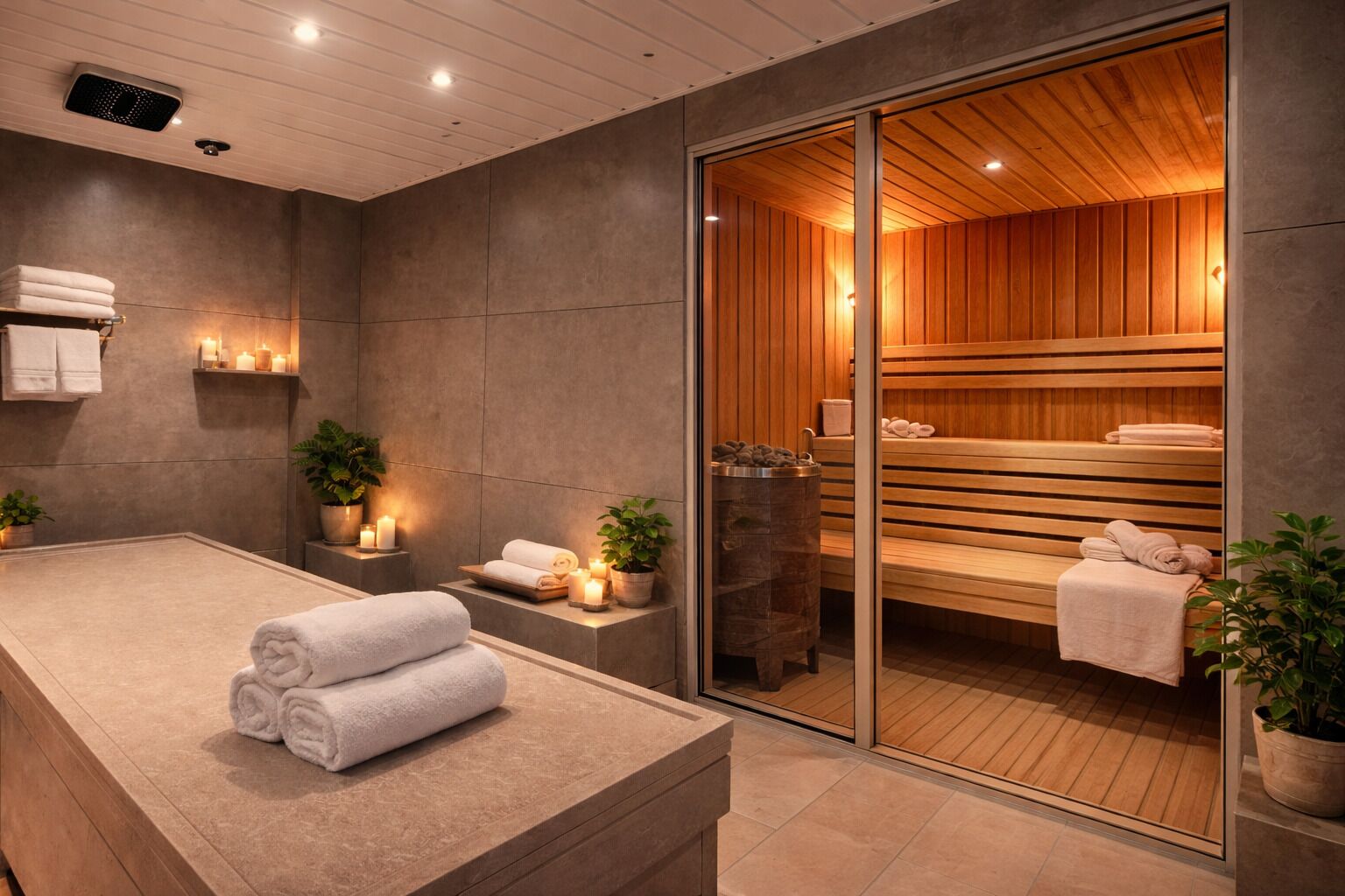 Rawatan badan, aromaterapi, urut tuaman batu, urutan tisu mendalam 