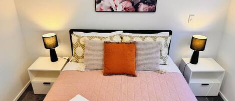 2 bedrooms, iron/ironing board, WiFi (free), bed sheets