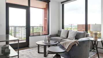 Apartment, 2 Bedrooms | Living area | 40-inch TV with digital channels