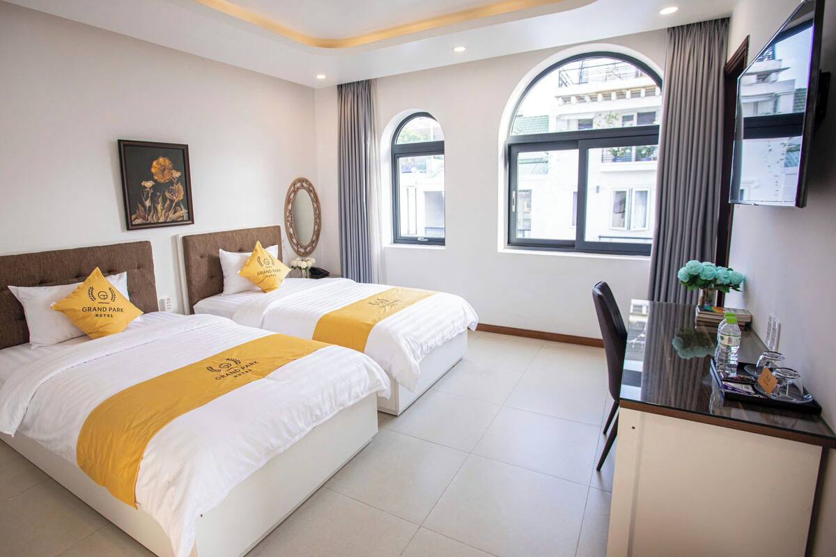 Quarto casal ou duplo luxo | 1 quarto, escrivaninha, quartos à prova de som, Wi-Fi de cortesia