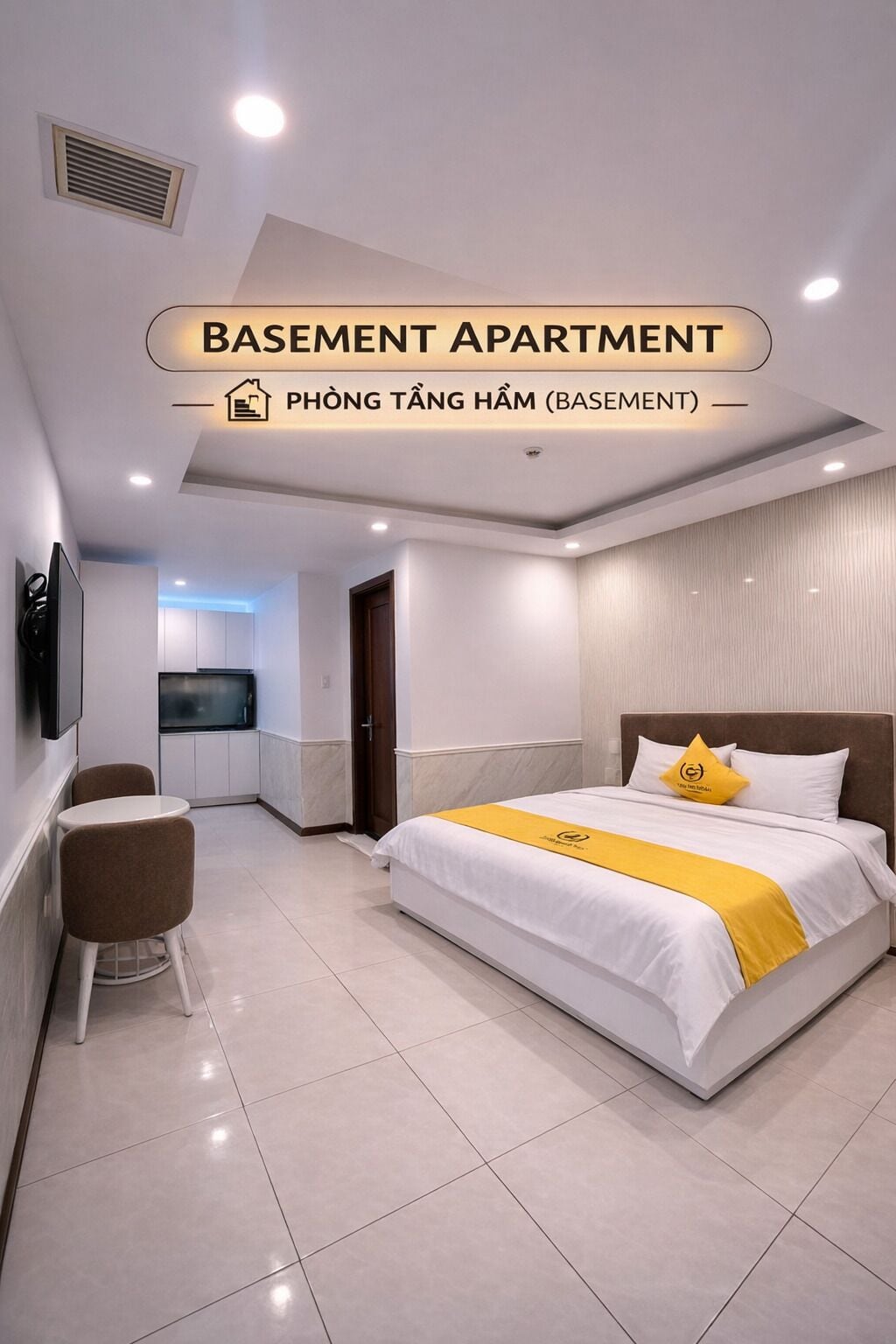 1 bedroom, desk, soundproofing, free WiFi