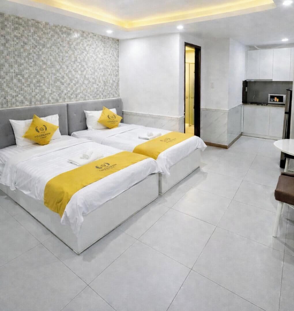 Habitación estándar con 1 cama doble o 2 individuales | 1 dormitorio, escritorio, sistema de insonorización y wifi gratis