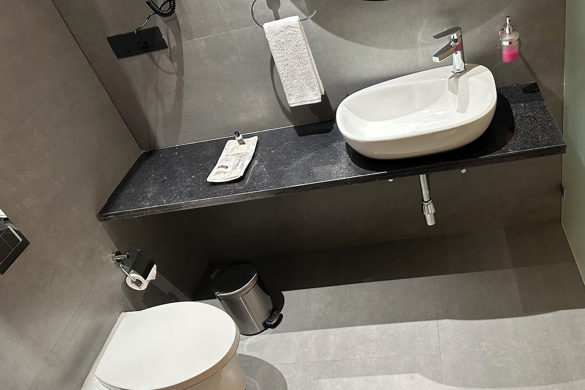 Elite Tek Büyük Yataklı Oda | Banyo | Saç kurutma makinesi, havlu, sabun, şampuan