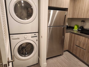 Individually decorated, individually furnished, desk, laptop workspace