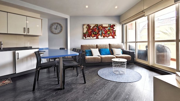 Living area - Desconectaengalicia Ribapraia with Swimming Pool (Sanxenxo)