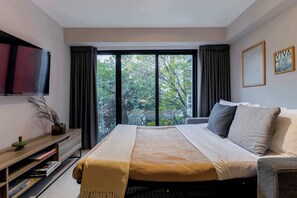 1 bedroom, iron/ironing board, travel crib, WiFi - Capitalia Hipódromo | Skyline Peace, Seamless Stay (Ciudad de México)