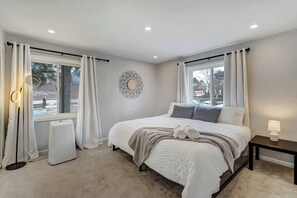 5 bedrooms, iron/ironing board, travel cot, WiFi