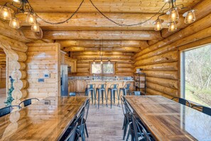 Dining - Sleeps 21 • Luxury Cabin w/ Panoramic View, Hot Tub, Game Room | Pinnacle Chalet (Gatlinburg)