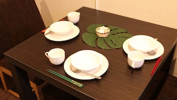 Hypo-allergenic bedding, desk, laptop workspace, blackout drapes