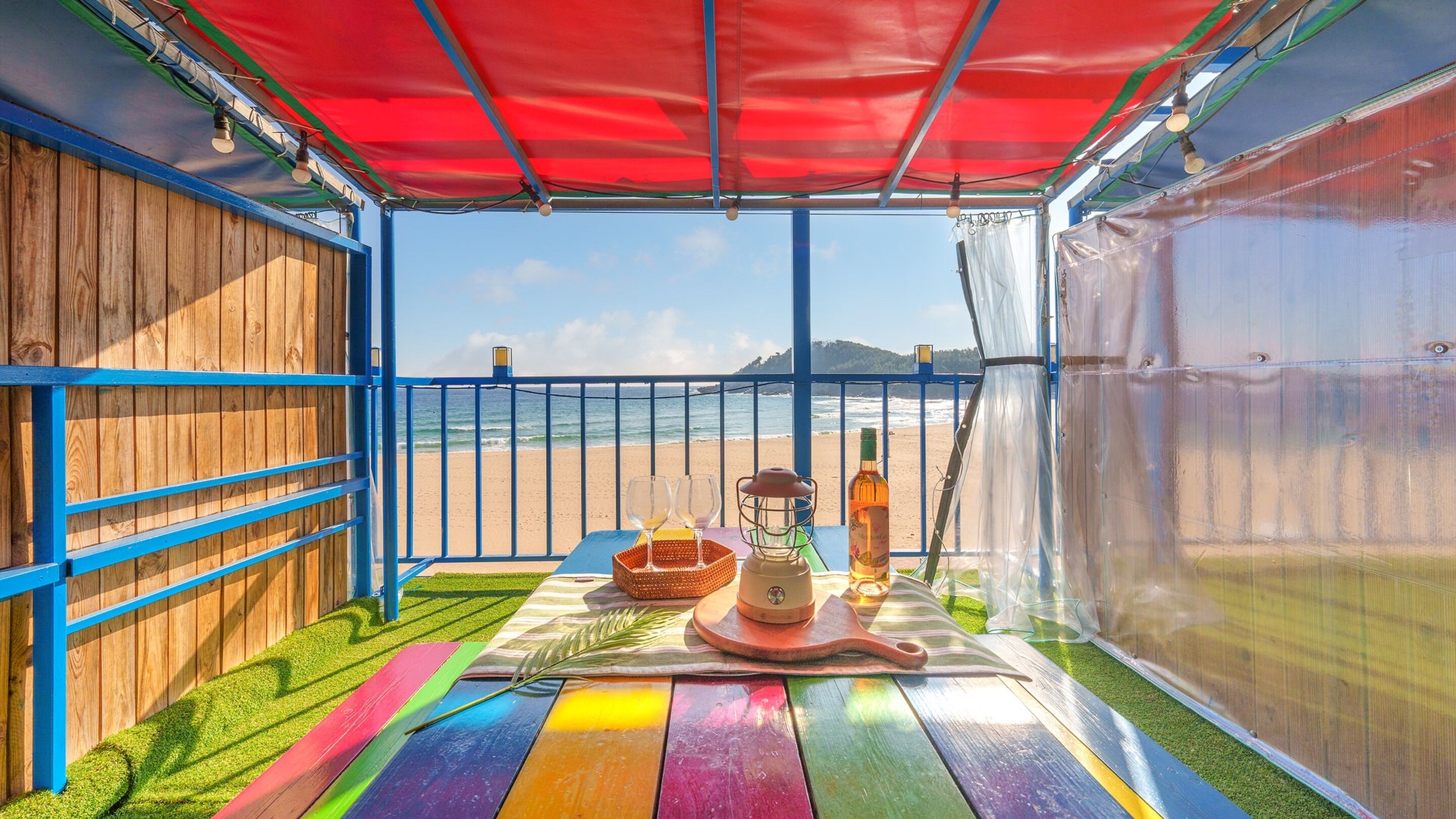 Quarto básico, 1 quarto (203(ocean view, private BBQ)) | 1 quarto, Wi-Fi de cortesia