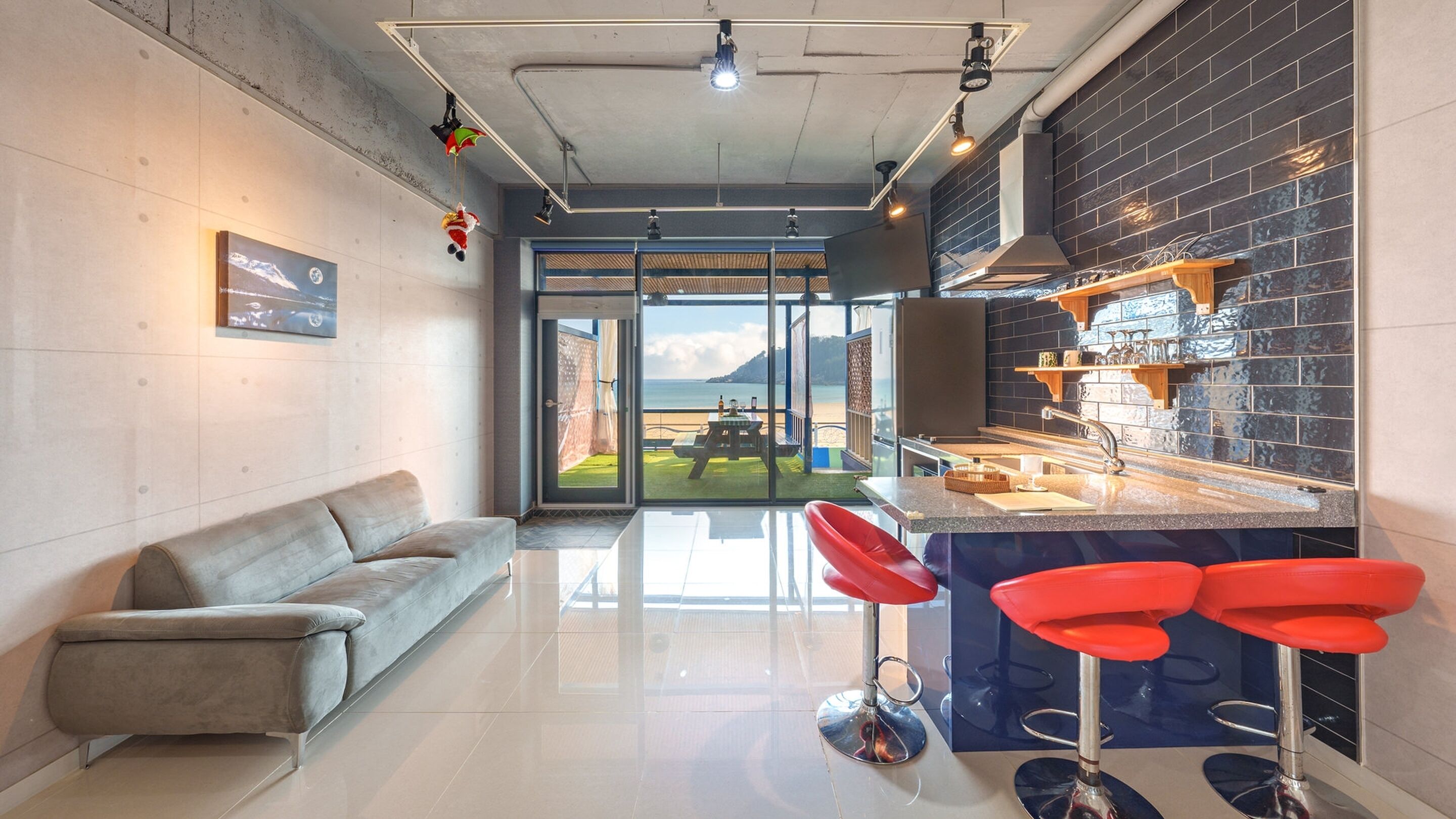 ห้องเบสิก, 1 ห้องนอน (102(ocean view, private BBQ)) | บริเวณภายนอก