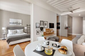 City Apartment, Non Smoking | Living area | Flat-screen TV - Trendy Chiado Flat (Lisbon)