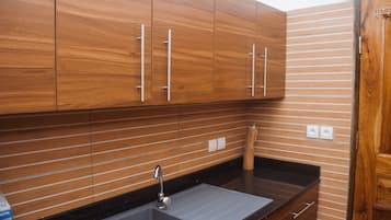 Comfort Studio, Balcony | Private kitchen