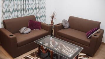 Classic Apartment, Balcony | Living area