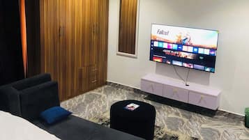 Economy Apartment, Balcony, City View | 1 bedroom, desk, laptop workspace, blackout drapes