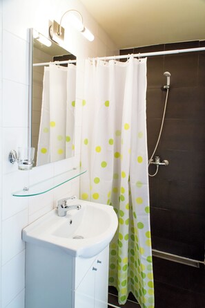 Hårføner, håndklær, såpe og toalettpapir