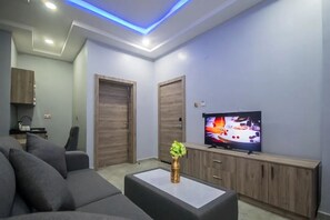 Deluxe Room, Balcony, City View | Living area - Golden Grand Royale Hotel (Lokoja)