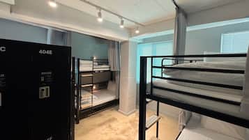 6 Beds Mixed Dormitory Room | Blackout curtains, soundproofing, iron/ironing board (on request)
