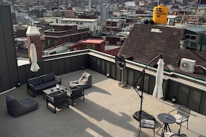 Terrasse sur le toit