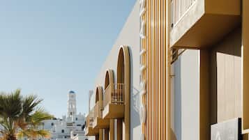 Voorkant van accommodatie