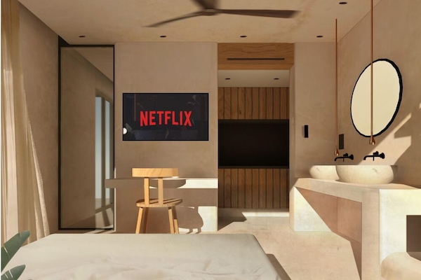 1 habitación y caja de seguridad en la habitación