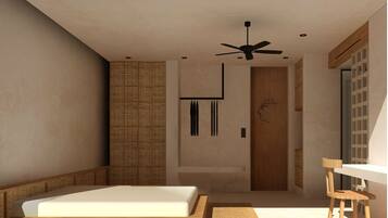 1 bedroom, in-room safe, iron/ironing board, free WiFi