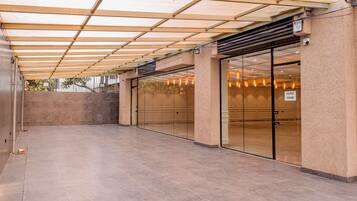 Área externa para banquete