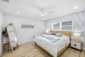 4 bedrooms, iron/ironing board, travel cot, free WiFi
