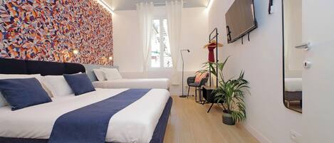 3 camere, ferro/asse da stiro, culla da viaggio, Wi-Fi gratuito